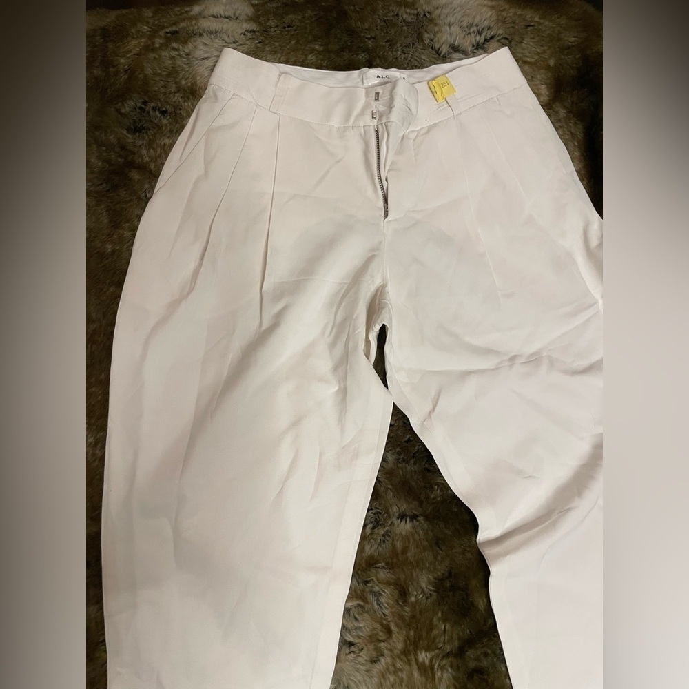 A.L.C. Women Cream Dress Pants